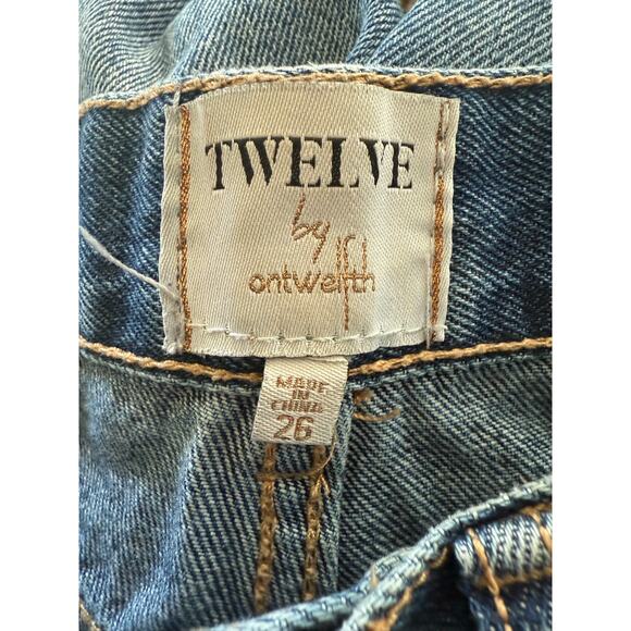 Twelve by Ontwelfth Jeans Womens Relaxed Harem Pant Distressed Size 26 - Picture 5 of 9